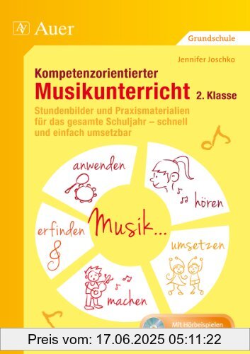 Binding : Broschiert, Edition : 2, Label : Auer Verlag in der AAP Lehrerfachverlage GmbH, Publisher : Auer Verlag in der AAP Lehrerfachverlage GmbH, medium : Broschiert, numberOfPages : 144, publicationDate : 2014-04-16, authors : Jennifer Joschko, languages : german, ISBN : 3403070751