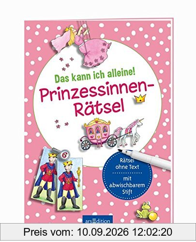 Das kann ich alleine! Prinzessinnen-Rätsel: Mit abwischbarem Stift
