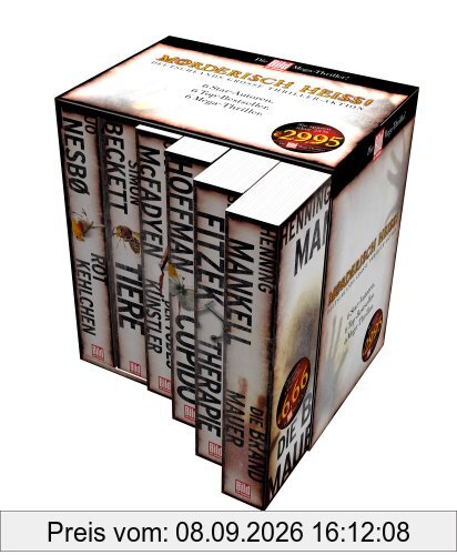 Thriller Box, BILD am Sonntag, BamS Mega Thriller Edition/Box: Tiere. Cupido. Die Therapie. Die Brandmauer. Der Todeskünstler. Rotkehlchen. ... Brandmauer; Rotkehlchen; Der Todeskünstler