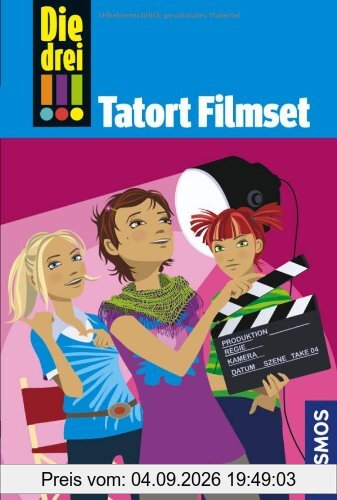 Die drei !!!. Tatort Filmset