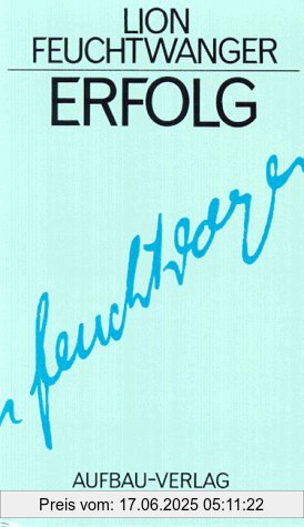 Binding : Gebundene Ausgabe, Edition : Nachdruck., Label : Aufbau-Verlag, Publisher : Aufbau-Verlag, medium : Gebundene Ausgabe, numberOfPages : 782, publicationDate : 2008-01-01, authors : Lion Feuchtwanger, languages : german, ISBN : 3351022069