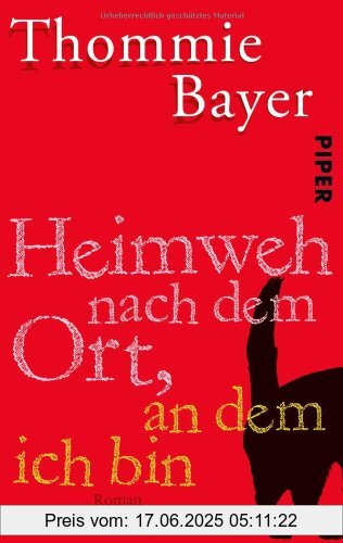 Binding : Taschenbuch, Label : Piper Taschenbuch, Publisher : Piper Taschenbuch, medium : Taschenbuch, numberOfPages : 160, publicationDate : 2012-10-09, authors : Thommie Bayer, languages : german, ISBN : 349230155X