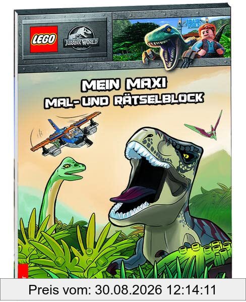 LEGO® Jurassic World™ – Mein Maxi Mal- und Rätselblock