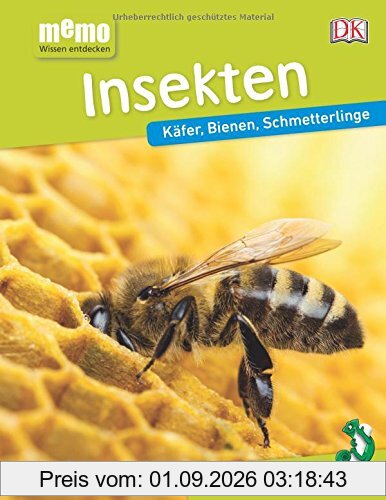 memo Wissen entdecken. Insekten: Käfer, Bienen, Schmetterlinge. Das Buch mit Poster!