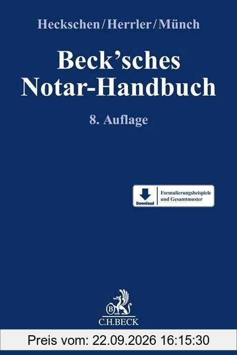 Beck'sches Notar-Handbuch