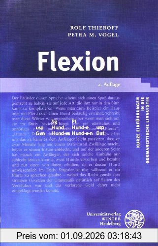 Flexion (Kurze Einfuehrungen in Die Germanistische Linguistik)