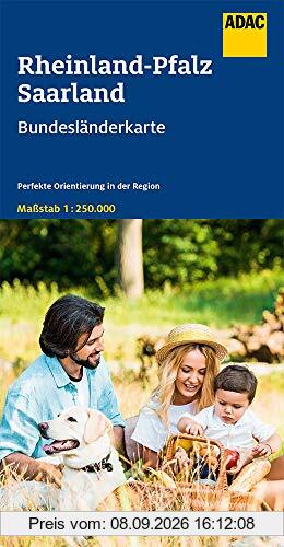 ADAC BundesländerKarte Deutschland Blatt 10 Rheinland-Pfalz, Saarland 1:250 000 (ADAC BundesländerKarten Deutschland)