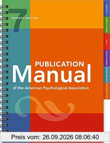 Publication Manual of the American Psychological Association