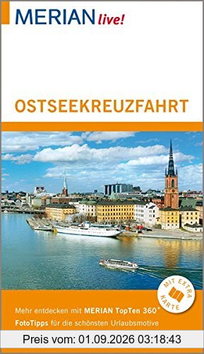 MERIAN live! Reiseführer Ostseekreuzfahrt: Mit Kartenatlas im Buch und Extra-Karte zum Herausnehmen