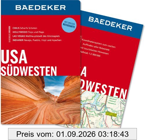 Baedeker Reiseführer USA Südwesten: Mit grosser Reisekarte