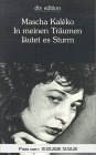 In meinen Träumen läutet es Sturm: Gedichte und Epigramme aus dem Nachlass (dtv Literatur)
