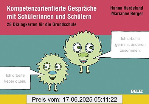 Binding : Karten, Edition : 1, Label : Beltz, Publisher : Beltz, medium : Karten, publicationDate : 2017-09-25, authors : Hanna Hardeland, Marianne Berger, languages : german, ISBN : 3407630387