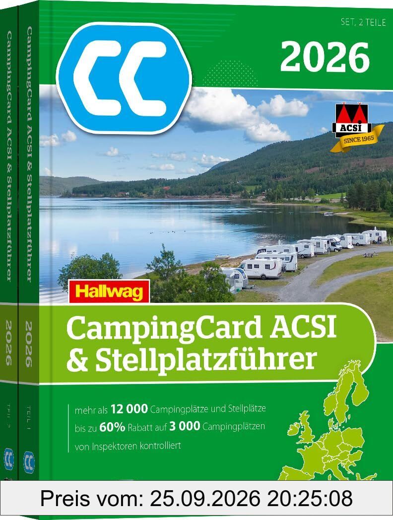 ACSI CampingCard & Stellplatzführer 2026