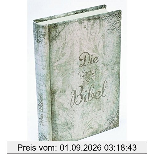 Die Bibel - größere Taschenbibel: Elberfelder Übersetzung 2003, Edition CSV-Hückeswagen, Hardcover, Motiv Vintage, Blindschnitt, mit Karten