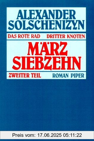 Binding : Gebundene Ausgabe, Label : Piper, Publisher : Piper, medium : Gebundene Ausgabe, numberOfPages : 888, publicationDate : 1990-01-01, authors : Alexander Solschenizyn, translators : Heddy Pross-Weerth, languages : german, ISBN : 3492032370