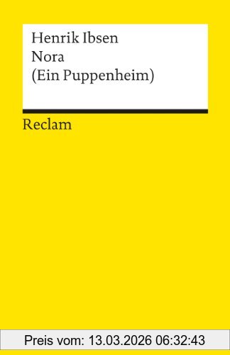 Henrik Ibsen Nora. (Ein Puppenheim)