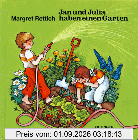 Jan und Julia haben einen Garten