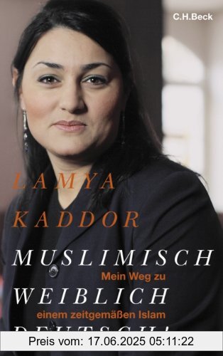 Binding : Gebundene Ausgabe, Edition : 1, Label : C.H.Beck, Publisher : C.H.Beck, medium : Gebundene Ausgabe, numberOfPages : 206, publicationDate : 2010-01-19, authors : Lamya Kaddor, languages : german, ISBN : 3406591604
