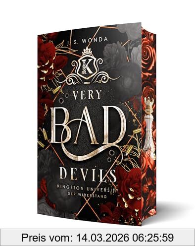 J. S. Wonda Very Bad Devils, Kingston University, 3. Semester, Der Widerstand | Mit Wunderschönem Farbschnitt (Very Bad Kings)