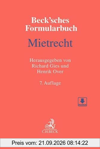 Beck'sches Formularbuch Mietrecht