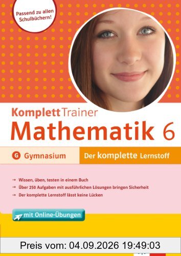 KomplettTrainer Mathematik 6. Klasse Gymnasium