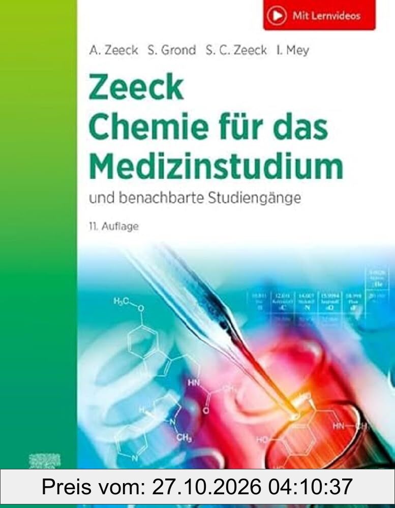 Chemie für das Medizinstudium: und benachbarte Studiengänge (mit 20 Lernvideos)