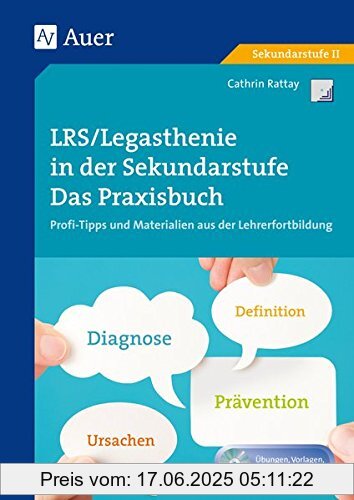 Binding : Sondereinband, Edition : 1, Label : Auer Verlag in der AAP Lehrerfachverlage GmbH, Publisher : Auer Verlag in der AAP Lehrerfachverlage GmbH, medium : Broschiert, numberOfPages : 115, publicationDate : 2014-10-14, authors : Cathrin Rattay, languages : german, ISBN : 3403074633