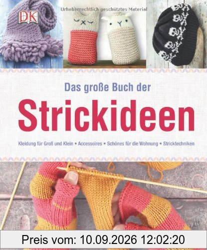 Das große Buch der Strickideen: Kleidung für Groß und Klein, Accessoires, Schönes für die Wohnung, Stricktechniken