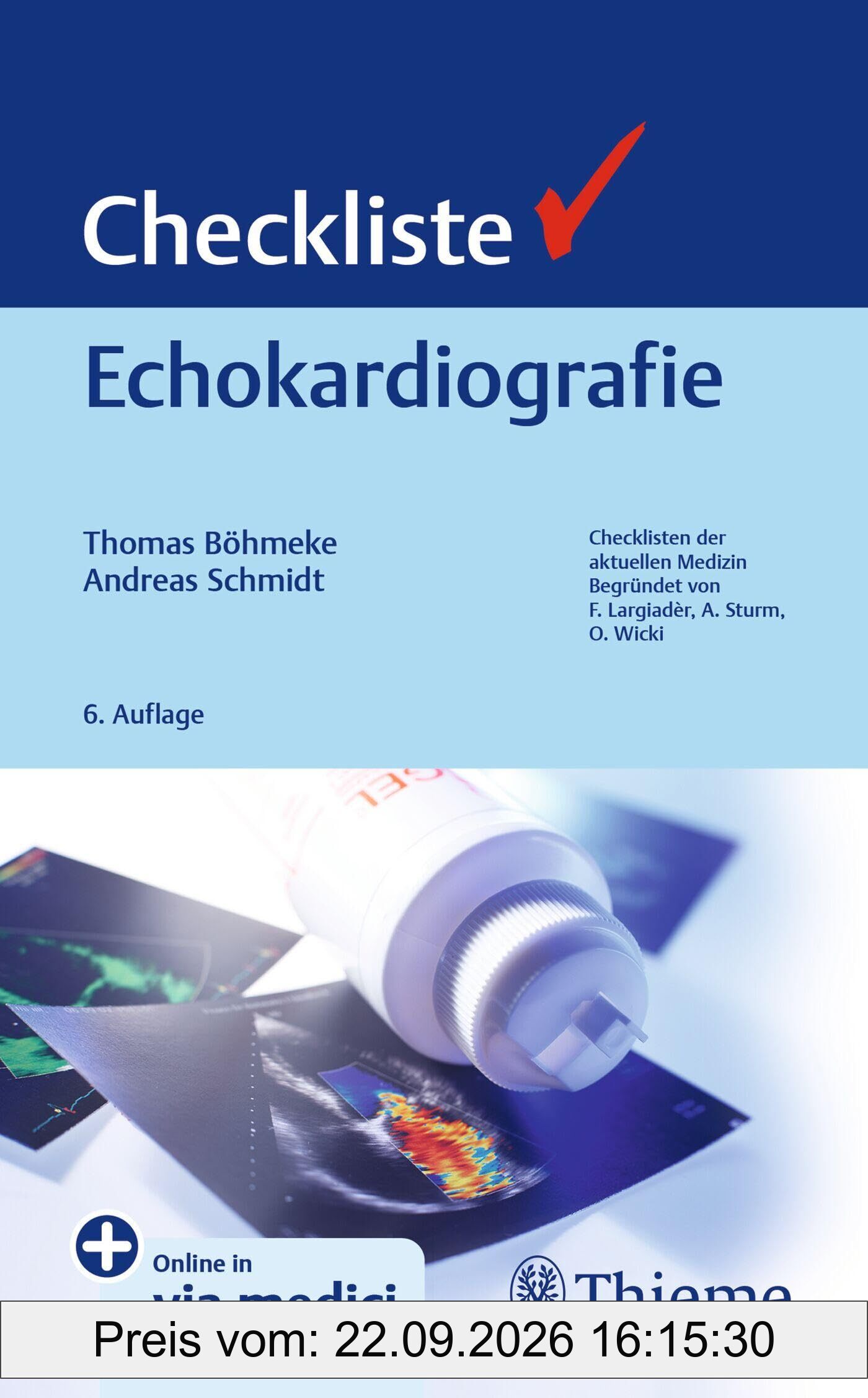 Checkliste Echokardiografie (Checklisten Medizin)