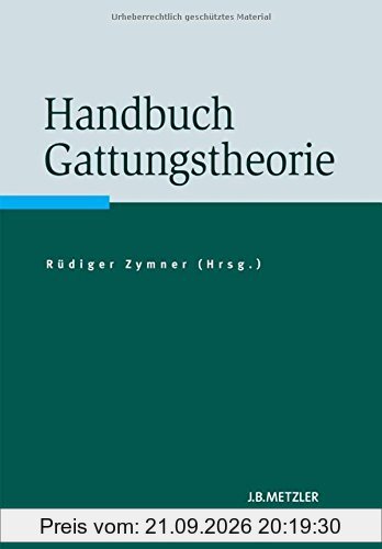 Handbuch Gattungstheorie