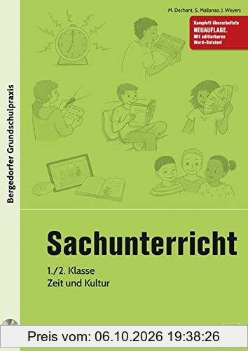 Sachunterricht - 1./2. Klasse, Zeit und Kultur (Bergedorfer® Grundschulpraxis)