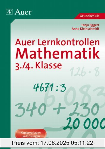 Binding : Broschiert, Edition : 1, Label : Auer Verlag in der Aap Lehrerfachverlage Gmbh, Publisher : Auer Verlag in der Aap Lehrerfachverlage Gmbh, medium : Broschiert, numberOfPages : 80, publicationDate : 2010-10-13, authors : Tanja Eggert, Anna Kleinschmidt, languages : german, ISBN : 3403063550