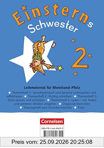 Einsterns Schwester - Sprache und Lesen - Neubearbeitung 2022 - 2. Schuljahr: Themenhefte 1-4, Training Grundwortschatz und Diagnoseheft - …
