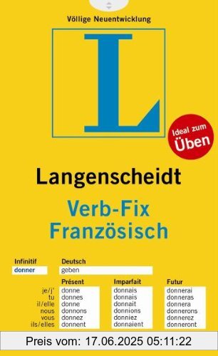 Binding : Taschenbuch, Label : Langenscheidt, Publisher : Langenscheidt, medium : Taschenbuch, publicationDate : 2005-03-03, releaseDate : 2005-03-03, publishers : Langenscheidt, Redaktion von, languages : german, french, ISBN : 3468340516