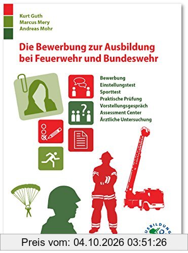 Die Bewerbung zur Ausbildung bei Feuerwehr und Bundeswehr: Bewerbung, Einstellungstest, Sporttest, praktische Prüfung, …