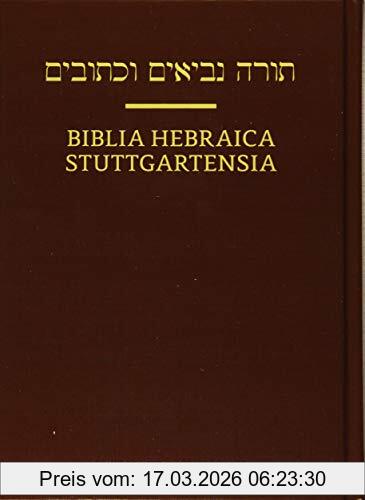 Adrian Schenker Biblia Hebraica Stuttgartensia, Verkleinerte Ausgabe (Ediciones Científicas De La Deutsche Bibelgesellschaft)