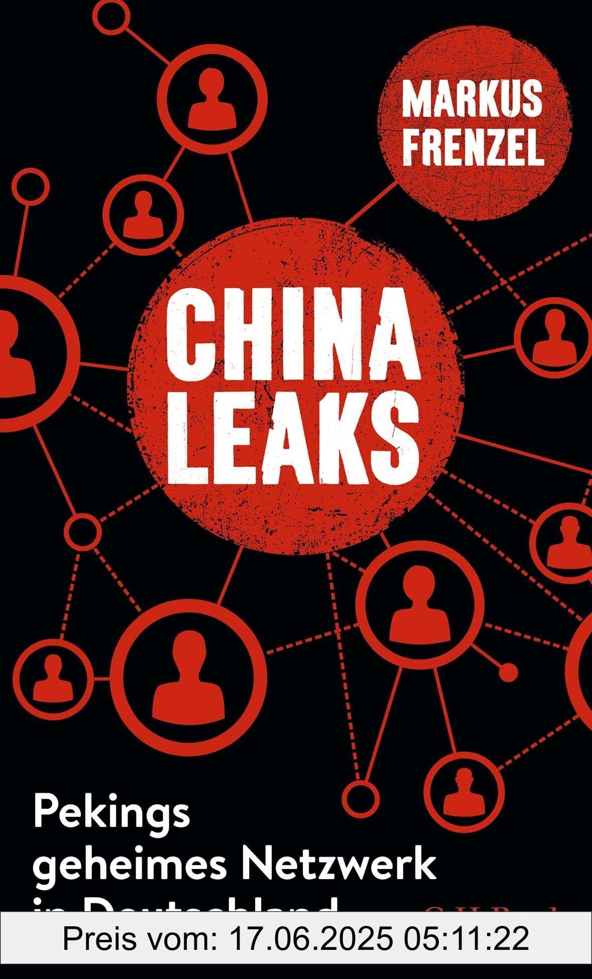 Binding : paperback, Edition : 1, Label : ChinaLeaks : Pekings geheimes Netzwerk in Deutschland (Beck Paperback), medium : paperback, numberOfPages : 379, publicationDate : 2024-10-12, releaseDate : 2024-10-12, languages : german, ISBN : 3406823084