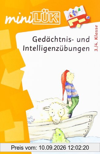 miniLÜK Gedächtnis-/Intelligenzübungen: miniLÜK: Gedächtnis- und Intelligenzübungen: 3./4.Klasse: Für die 3. und 4. Klasse: 2