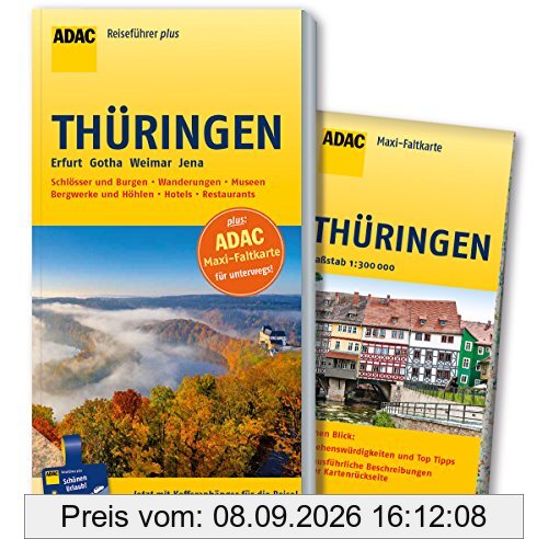 ADAC Reiseführer plus Thüringen: mit Maxi-Faltkarte zum Herausnehmen