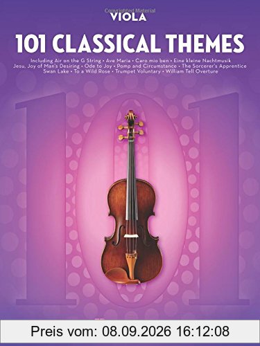 101 Classical Themes -For Viola- (Book): Noten, Sammelband für Viola