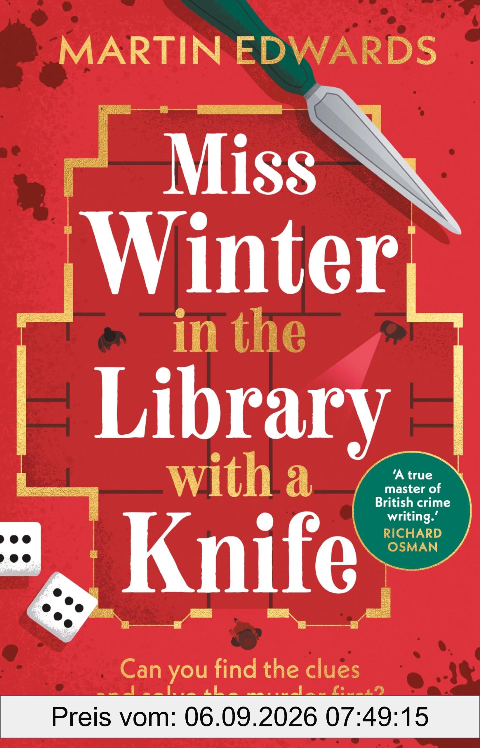 Miss Winter in the Library with a Knife: the traditional murder mystery with a delightful twist