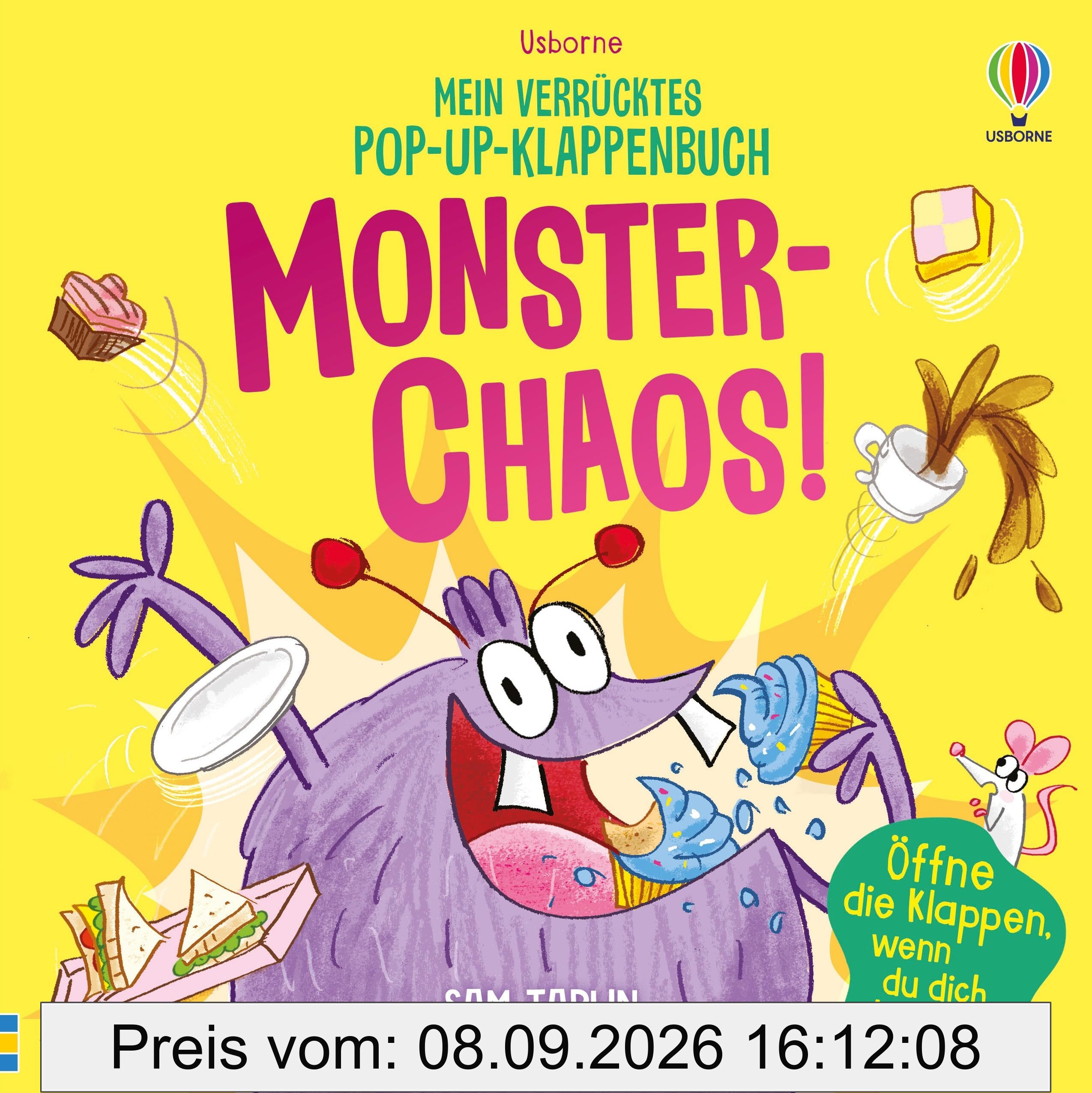 Mein verrücktes Pop-up-Klappenbuch: Monster-Chaos!: interaktives Pop-up-Buch – unter großen Klappen springen verrückte Monster hervor – für Kinder ab 4 Jahr (Meine-verrückten-Pop-up-Klappenbücher)