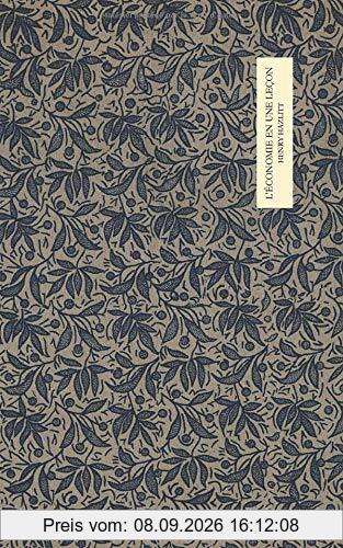 L'économie en une leçon (Bibliothèque autrichienne, Band 1)