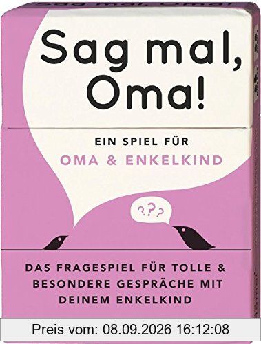 Sag mal, Oma!: Ein Spiel für Oma und Enkelkind
