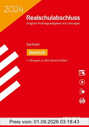 STARK Original-Prüfungen Realschulabschluss 2024 - Deutsch - Sachsen (STARK-Verlag - Abschlussprüfungen)