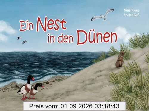 Ein Nest in den Dünen