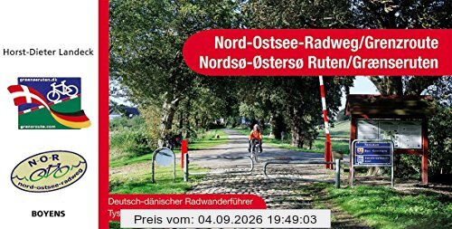 Nord-Ostsee-Radweg /Grenzroute: Deutsch-dänischer Radwanderführer. 1:Mill.