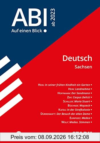 STARK Abi - auf einen Blick! Deutsch Sachsen 2023 (STARK-Verlag - Auf einen Blick!)