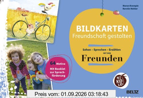 Bildkarten Freundschaft gestalten: Sehen - Sprechen - Erzählen mit den den Freunden (Beltz Nikolo)