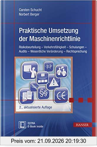 Praktische Umsetzung der Maschinenrichtlinie: Risikobeurteilung – Verkehrsfähigkeit – Schulungen – Audits – Wesentliche Veränderung – …